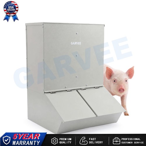 Bushel hog feeder metal - feeder,