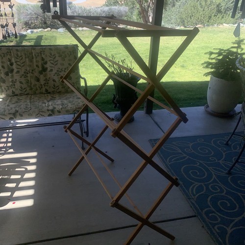 Vtg antique clothes rack - vtg,