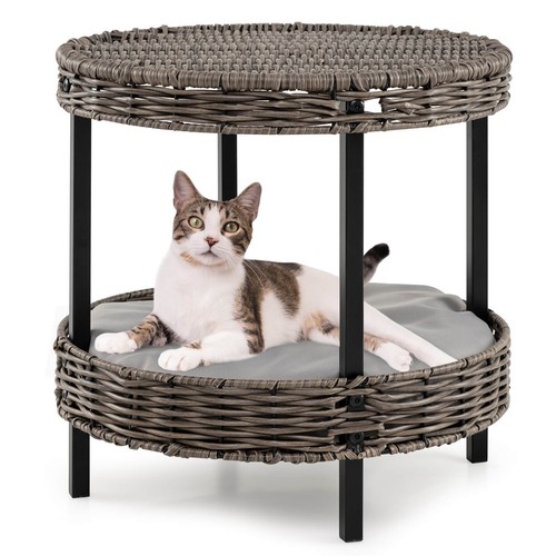 Tier rattan cat - cat, nest