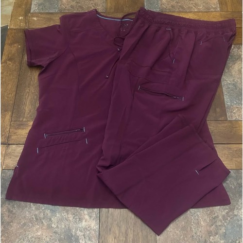 Woman scrubstar burgandy - woman's,
