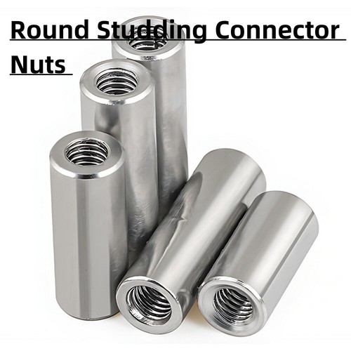 Round studding connector - studding, nuts