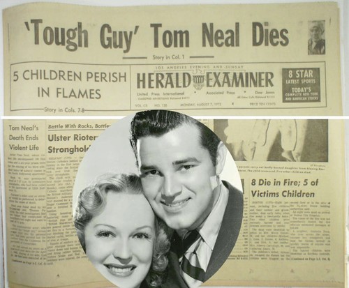 Tom neal tough - tom, dies