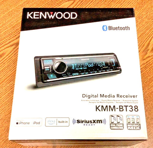 New kenwood kmm bt38 din - 1-din, car
