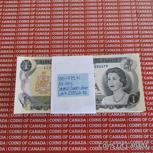 Lot 100 1973 bank - of, canada