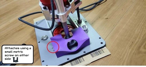 Under mount vacuum dust - mount,