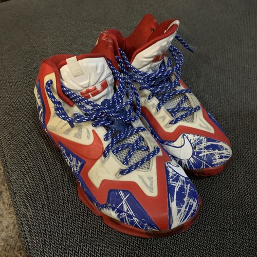 Nike lebron red l white - red,