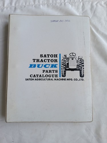 Satoh buck 470 tractor shop - tractor,