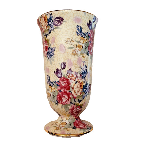 Chintz floral vase charming - chintz,
