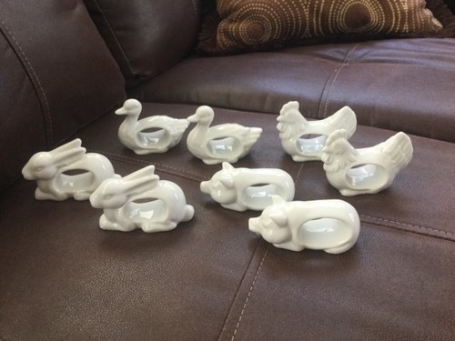 Vintage napkin ring holders - vintage,
