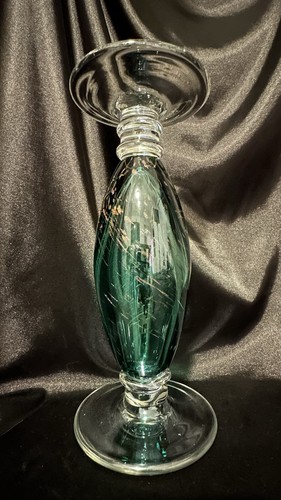 Art glass pedestal - art, candle