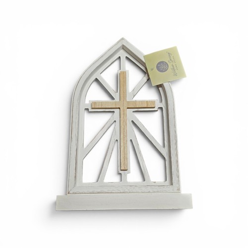 Willow spring tabletop cross - willow,