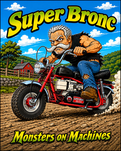 Heald super bronc minibike - super,