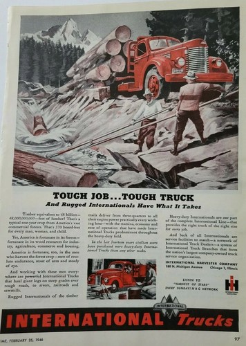 1946 international trucks red - 1946,