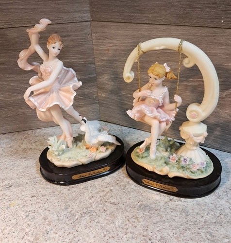 Two vintage decorative resin - two,