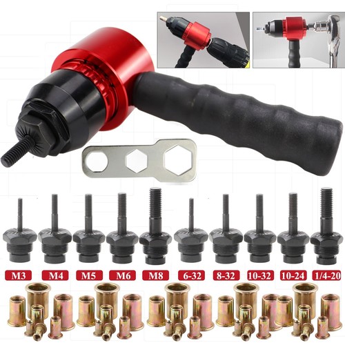 Electric rivet nut - nut, gun