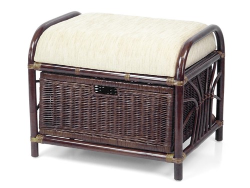 Krit ottoman rattan wicker - ottoman,