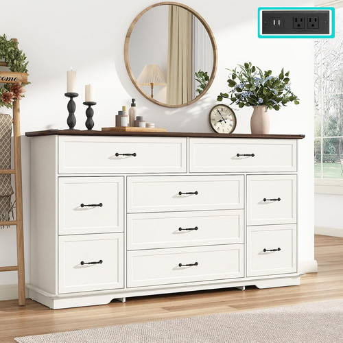 Farmhouse drawer dresser for - drawer,