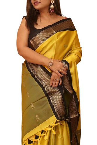 Women paithani border saree - paithani,