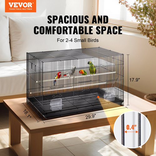 Large metal bird cage - 30",