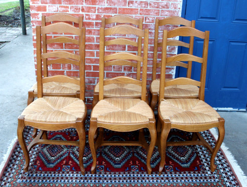 Set french antique oak - set,