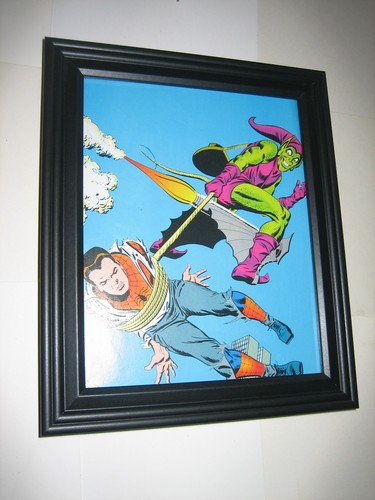 Spider man pin framed 9 - spider-man, pin-up