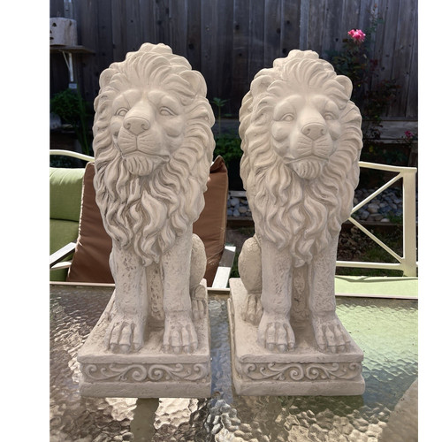 Pair guardian lion - 21”,