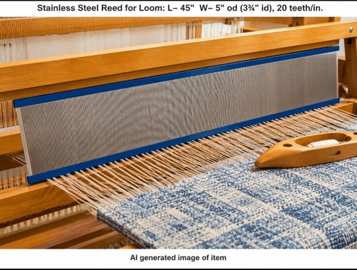 Stainless steel reed for - reed, loom