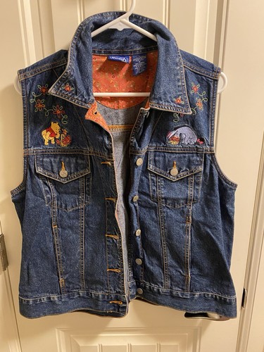 Disney pooh jeans vest - disney,