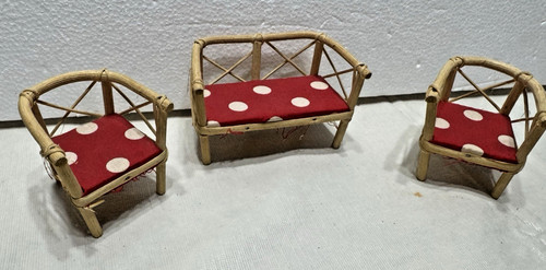 Rattan wicker doll furniture - doll,