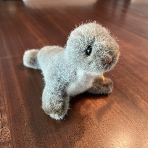 Steiff grey seal - seal, with