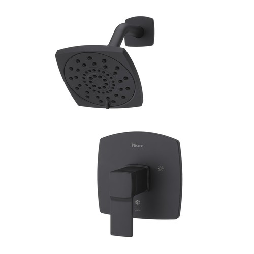 Deckard matte black - matte, shower