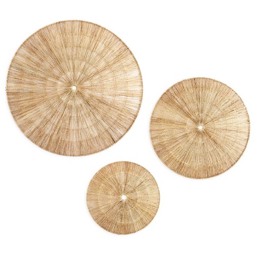 Handwoven jute wall - handwoven,