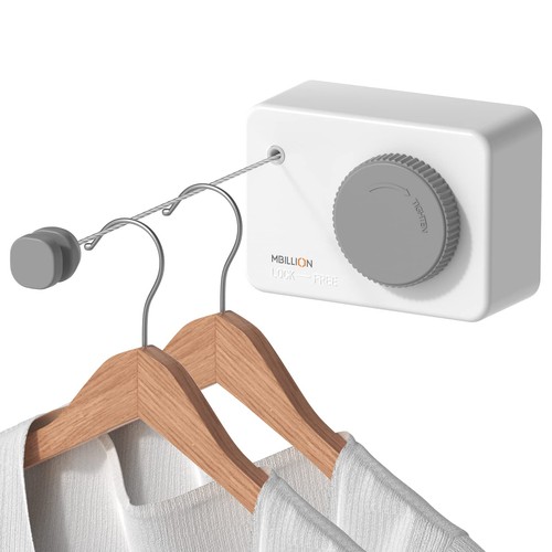 Retractable clothesline 8ft - retractable, 13.8ft
