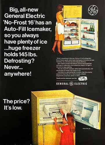 1966 refrigerator original - 1966, ge