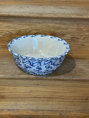 Antique spongeware stoneware - antique, spongeware/stoneware
