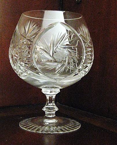 Czech crystal brandy - czech, glass