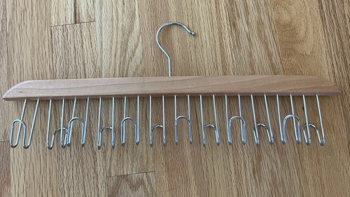 Wooden tie hanger - wooden,