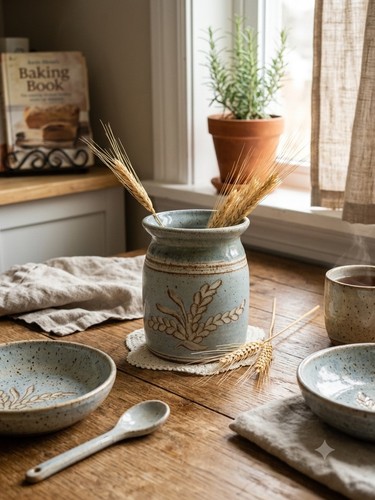 Vtg handmade studio pottery - studio,