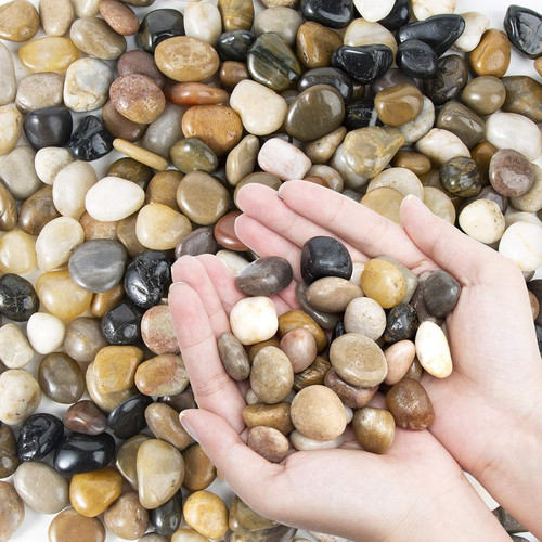 Pebbles polished gravel - polished,