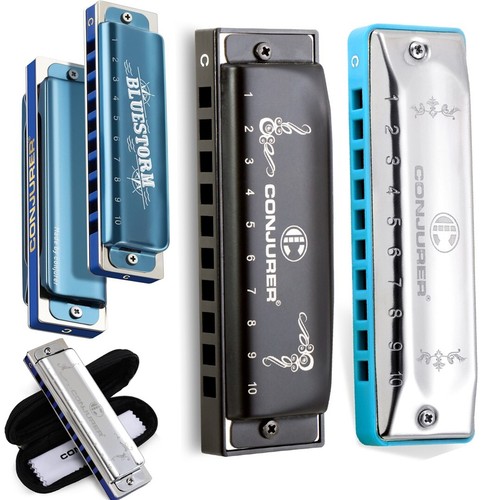 Hole diatonic harmonica - 10, for