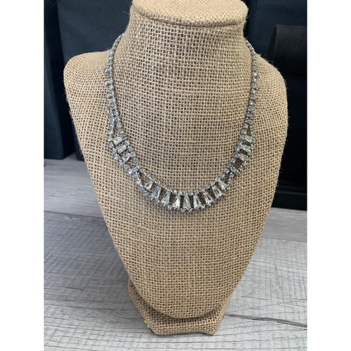 Silver tone clear - silver,