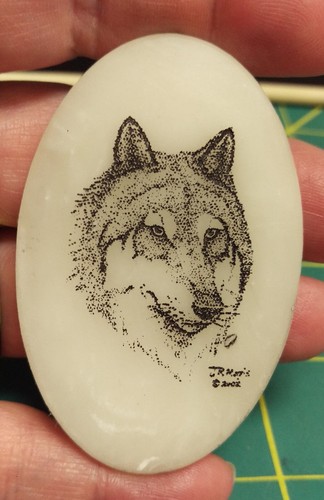 Husky magnet laser engraved - husky,