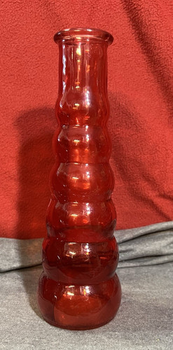 Red bubble vase - red, (2018)