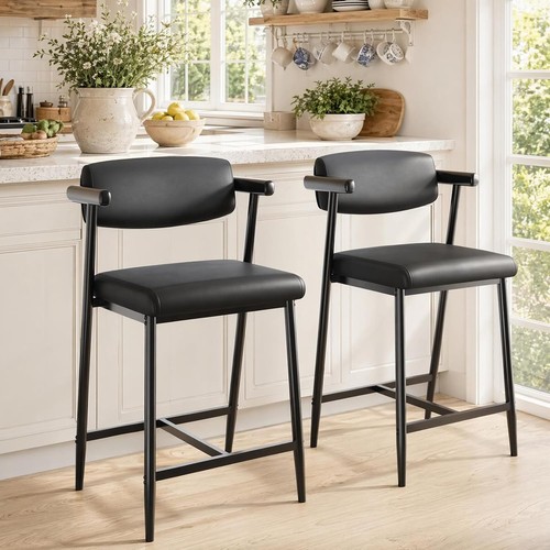 Bar stools set with arms - bar,