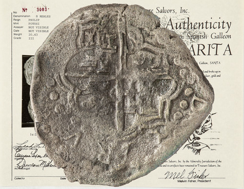 Mel fisher coa tag - coa, &