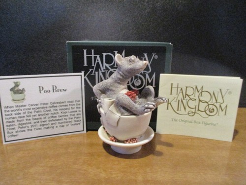 Harmony kingdom poo brew black - kingdom,