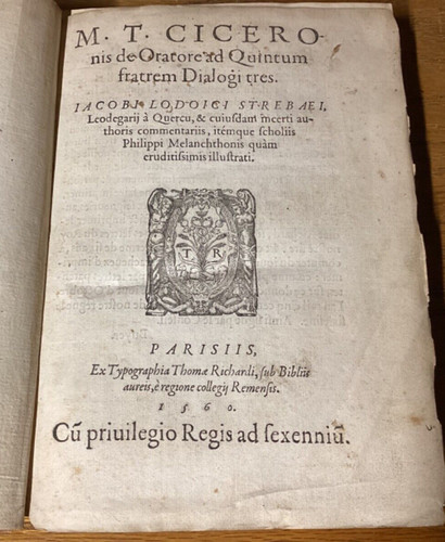 Cicero nis de oratore - de, ad