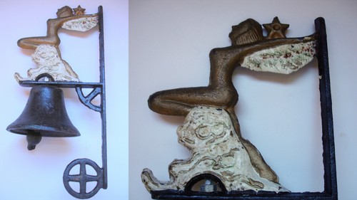 Vintage wall mount cast iron - wall,