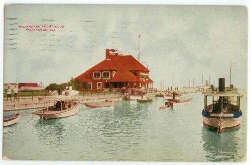 1910 milwaukee wisconsin yacht - milwaukee,