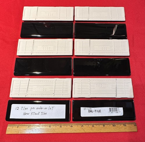Pcs daltile gloss black - 12,